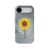 Faith Cross Butterflies Sunflower Christian Phone Case iPhone 17 Air / Tough Case