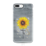 Faith Cross Butterflies Sunflower Christian Phone Case iPhone 8 Plus / Tough