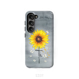 Faith Cross Butterflies Sunflower Christian Phone Case Samsung Galaxy S23 (Not for FE) / Tough