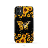 Faith Cross Butterfly Sunflower Christian Phone Case iPhone 11 / Tough Case