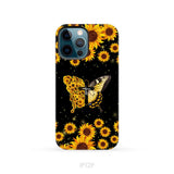 Faith Cross Butterfly Sunflower Christian Phone Case iPhone 12 Pro / Tough Case