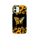 Faith Cross Butterfly Sunflower Christian Phone Case iPhone 12 / Tough Case