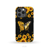 Faith Cross Butterfly Sunflower Christian Phone Case iPhone 13 Pro / Tough Case