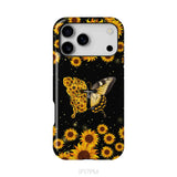 Faith Cross Butterfly Sunflower Christian Phone Case iPhone 17 Pro Max / Tough Case