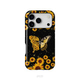 Faith Cross Butterfly Sunflower Christian Phone Case iPhone 17 Pro / Tough Case