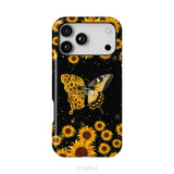 Faith Cross Butterfly Sunflower Christian Phone Case iPhone 18 Pro Max / Tough Case