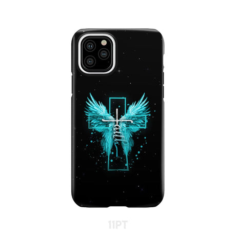 Faith Cross Wings Phone Case iPhone 11 Pro / Tough