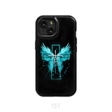 Faith Cross Wings Phone Case iPhone 15 / Tough