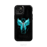 Faith Cross Wings Phone Case iPhone 15 Plus / Tough