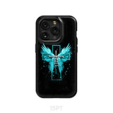 Faith Cross Wings Phone Case iPhone 15 Pro / Tough