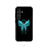 Faith Cross Wings Phone Case Samsung Galaxy S25 / Tough Case