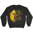 Faith cross wings They will soar on wings like eagles Isaiah 40:31 Christian sweatshirt Black / S
