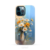 Faith Hope Love Butterflies Daisies in a Vase Phone Case iPhone 12 Pro Max / Tough