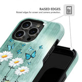 Faith Hope Love Daisy Butterfly Phone Case - Christian Phone Cases