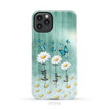 Faith Hope Love Daisy Butterfly Phone Case - Christian Phone Cases iPhone 11 Pro Max / Tough Case
