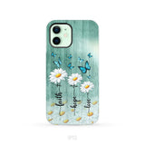 Faith Hope Love Daisy Butterfly Phone Case - Christian Phone Cases iPhone 12 / Tough Case