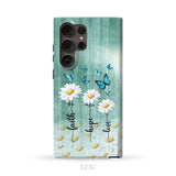 Faith Hope Love Daisy Butterfly Phone Case - Christian Phone Cases Samsung Galaxy S23 Ultra / Tough Case