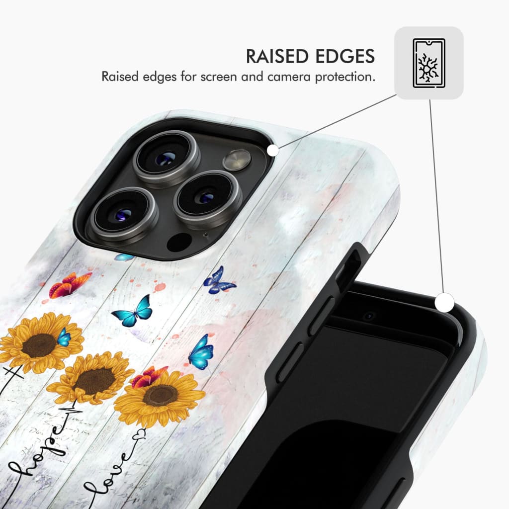 Faith Hope Love phone case