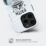 Faith over fear Mountain phone case