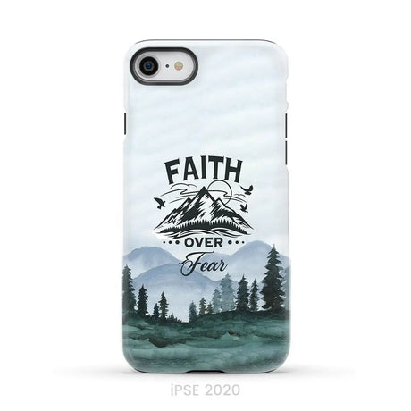 Faith over fear Mountain phone case iPhone SE 2020 / Tough Case
