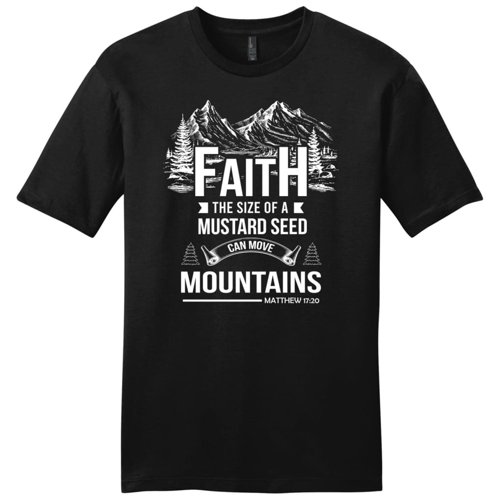 Faith the size of a mustard seed Men’s t-shirt Black / S