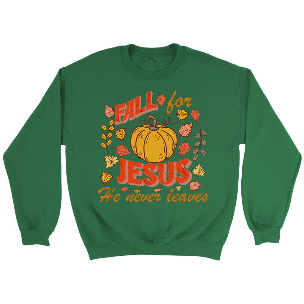 Fall For Jesus Thanksgiving Sweatshirt