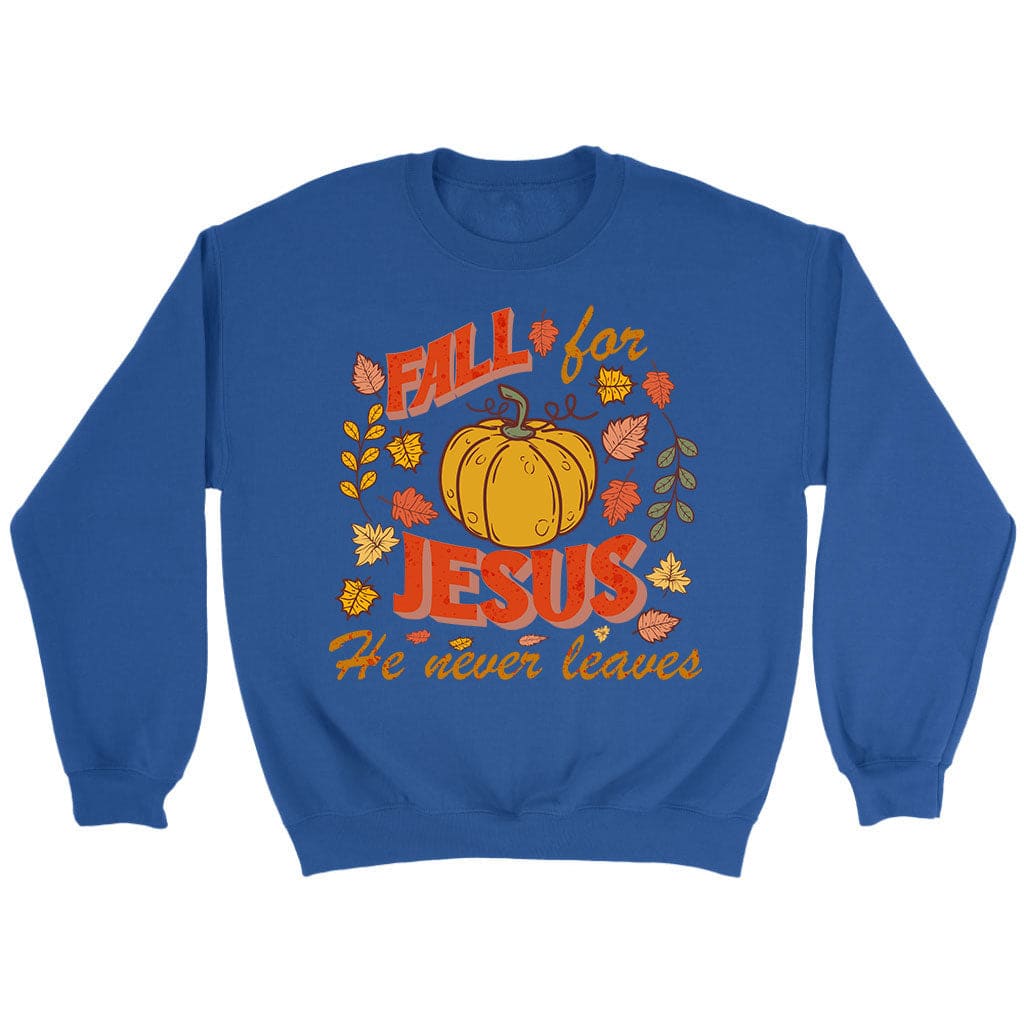 Fall For Jesus Thanksgiving Sweatshirt