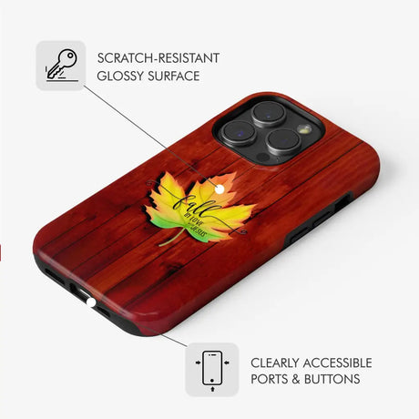 Fall in Love With Jesus Phone Case