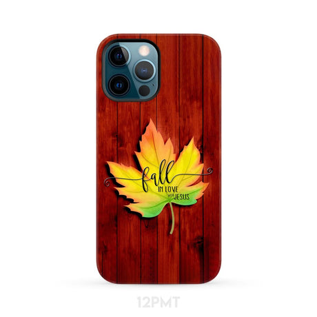 Fall in Love With Jesus Phone Case iPhone 12 Pro Max / Tough