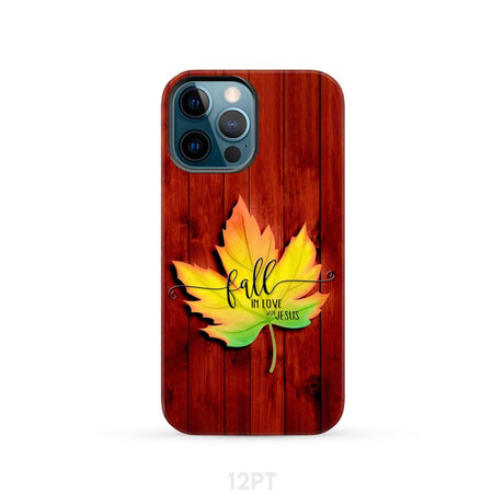 Fall in Love With Jesus Phone Case iPhone 12 Pro / Tough