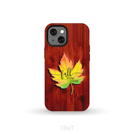 Fall in Love With Jesus Phone Case iPhone 13 Mini / Tough