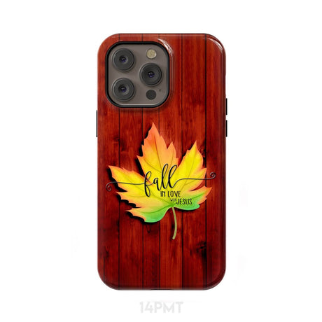 Fall in Love With Jesus Phone Case iPhone 14 Pro Max / Tough