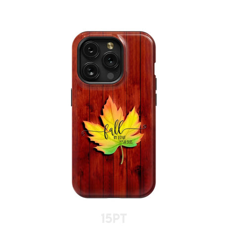 Fall in Love With Jesus Phone Case iPhone 15 Pro / Tough