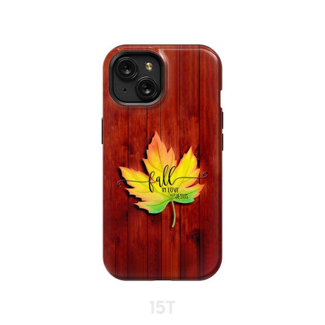 Fall in Love With Jesus Phone Case iPhone 15 / Tough