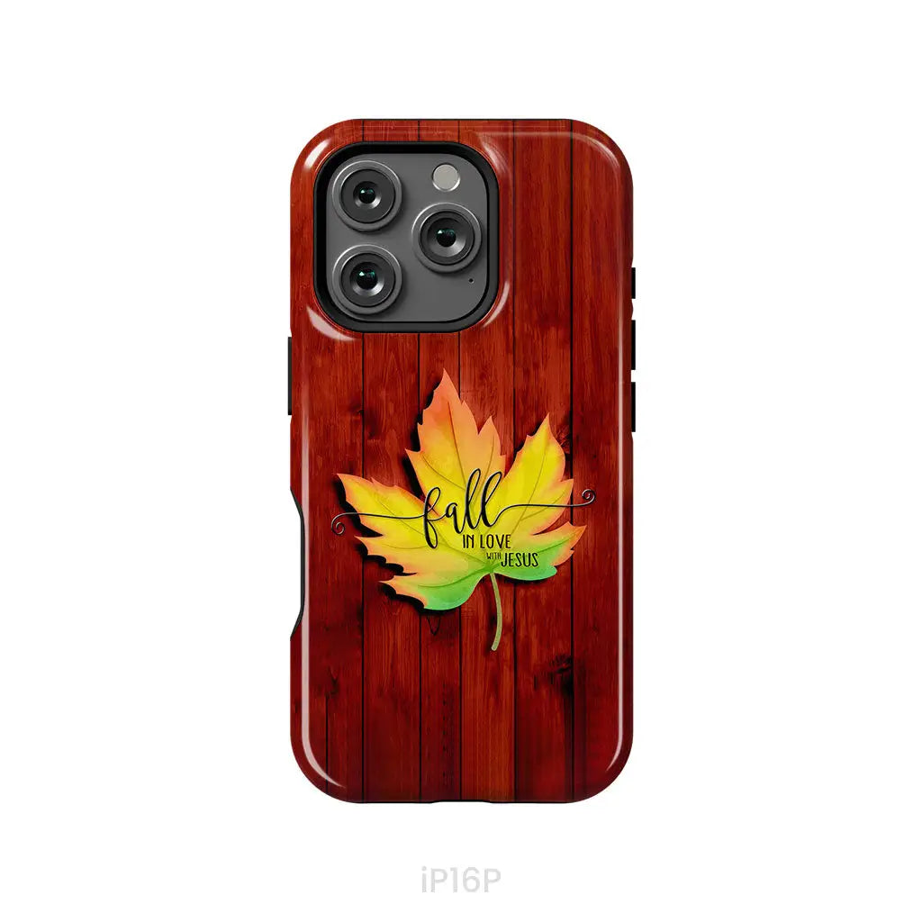Fall in Love With Jesus Phone Case iPhone 16 Pro / Tough Case