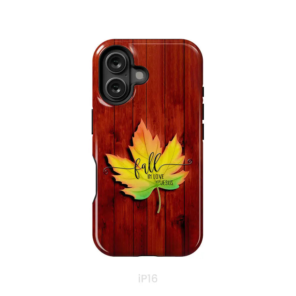 Fall in Love With Jesus Phone Case iPhone 16 / Tough Case