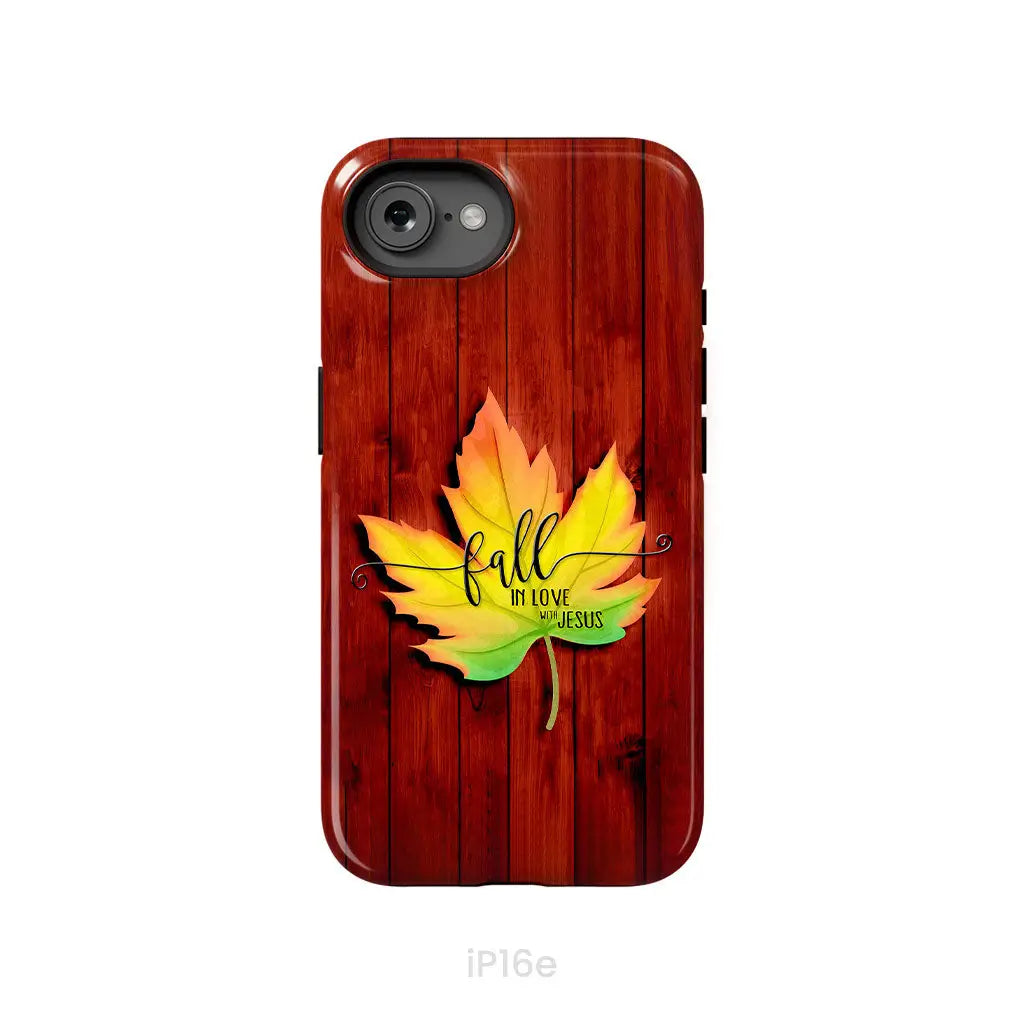 Fall in Love With Jesus Phone Case iPhone 16e / Tough Case