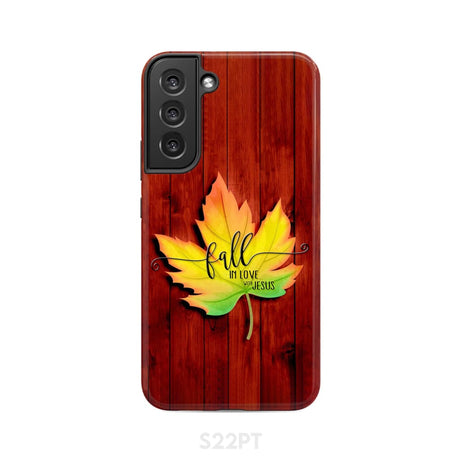Fall in Love With Jesus Phone Case Samsung Galaxy S22 Plus / Tough