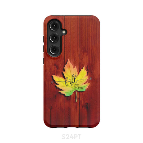 Fall in Love With Jesus Phone Case Samsung Galaxy S24 Plus / Tough