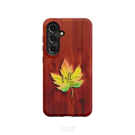 Fall in Love With Jesus Phone Case Samsung Galaxy S24 / Tough