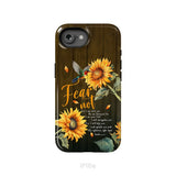 Fear Not for I Am With You Isaiah 41:10 Hummingbird Sunflower Phone Case iPhone 16e / Tough Case