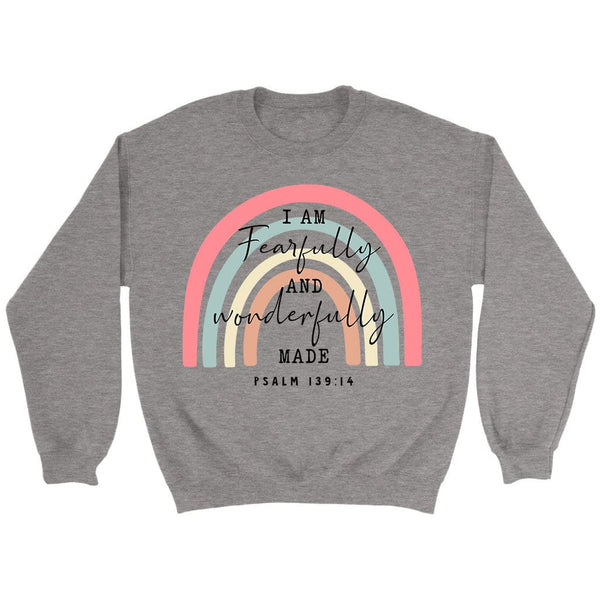 Grey rainbow fashion sweatshirt