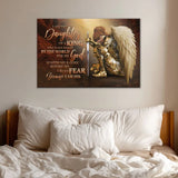 I Am the Daughter of a King wall art, empowering Christian décor with scripture theme for special occasions.