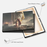  Jesus Walking on Water Christian Wall Art Canvas Decor