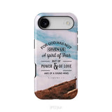 For God has not given us a spirit of fear phone case Christian phone cases iPhone 17 Air / Tough Case
