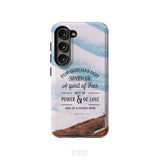 For God has not given us a spirit of fear phone case Christian cases Samsung Galaxy S23 (Not FE) / Tough