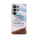 For God has not given us a spirit of fear phone case Christian phone cases Samsung Galaxy S26 Ultra / Tough Case