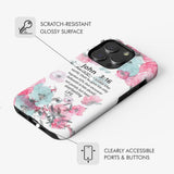 For God so loved the world John 3:16 Bible verse phone case