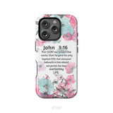 For God So Loved The World John 3:16 Bible Verse Phone Case iPhone 16 Pro / Tough Case