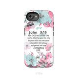 For God So Loved The World John 3:16 Bible Verse Phone Case iPhone 16e / Tough Case